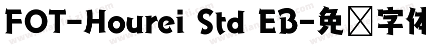 FOT-Hourei Std EB字体转换